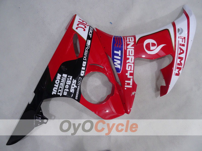 Carenado de inyección para YZF-R6 05 - Rojo, Blanco - FIAMM #OYO87905833