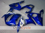 Kit de carenado por inyección para YZF-R6 03-04 - Azul, Blanco - Estilo de fábrica #OYO87905791