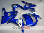 Kit de carenado por inyección para YZF-R6 03-04 - Azul, Blanco - Estilo de fábrica #OYO87905791