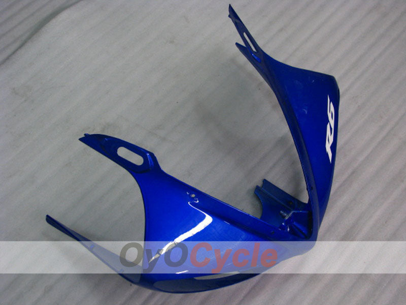 Kit de carenado por inyección para YZF-R6 03-04 - Azul, Blanco - Estilo de fábrica #OYO87905791