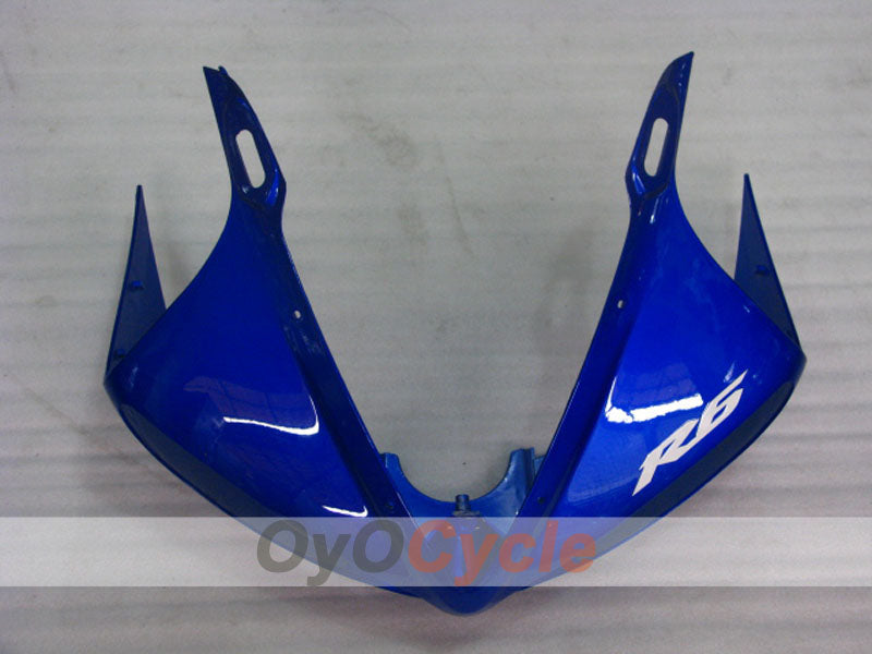 Kit de carenado por inyección para YZF-R6 03-04 - Azul, Blanco - Estilo de fábrica #OYO87905791