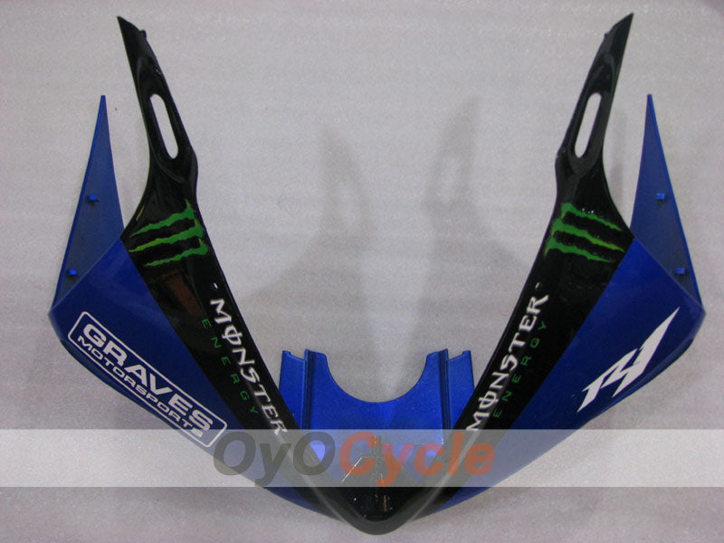 Kit de carenado por inyección para YZF-R6 03-04 - Azul, Negro - Monster #OYO87905792