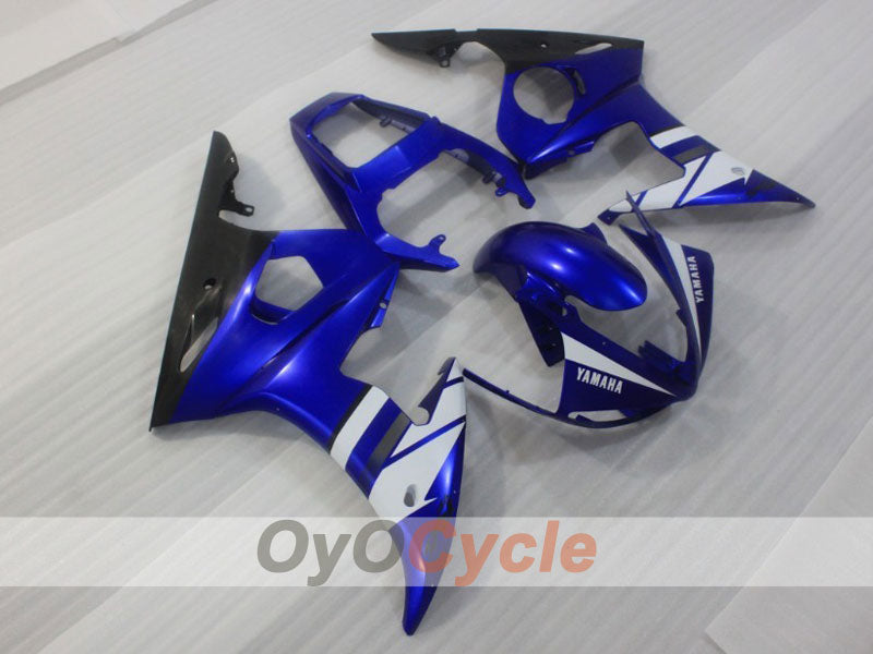 Carenado de inyección para 05 YZF-R6 - Azul, Blanco, Negro - Estilo de Fábrica #OYO87905837
