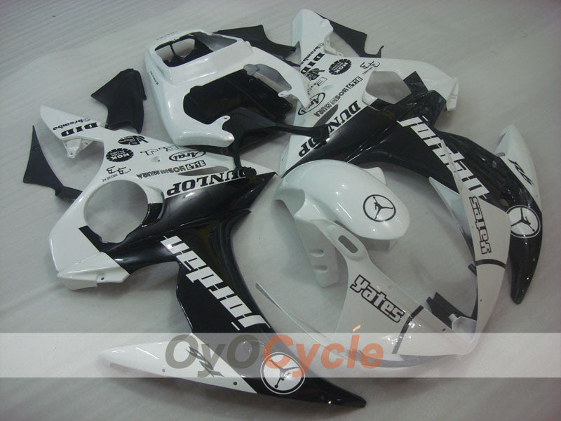 Kit de carenado por inyección para YZF-R6 03-04 - Blanco, Negro - Jordan #OYO87905794 Imagen principal del producto