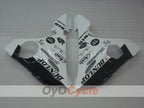 Kit de carenado por inyección para YZF-R6 03-04 - Blanco, Negro - Jordan #OYO87905794