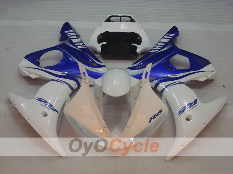 Kit de carenado por inyección para YZF-R6 03-04 - Azul, Blanco - Estilo de fábrica #OYO87905795 Imagen secundaria del producto