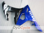 Kit de carenado por inyección para YZF-R6 03-04 - Azul, Blanco - Estilo de fábrica #OYO87905796