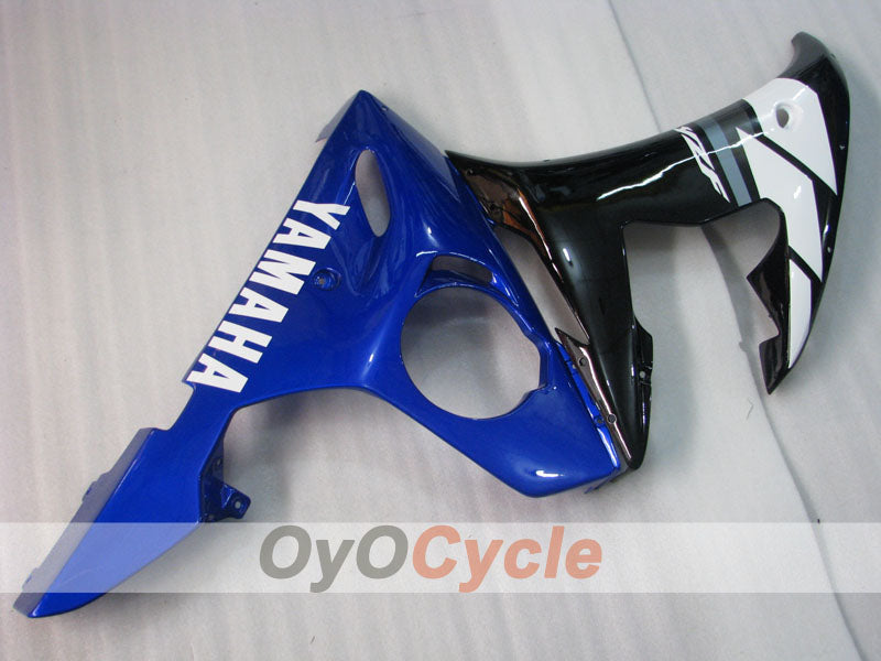 Kit de carenado por inyección para YZF-R6 03-04 - Azul, Blanco - Estilo de fábrica #OYO87905796