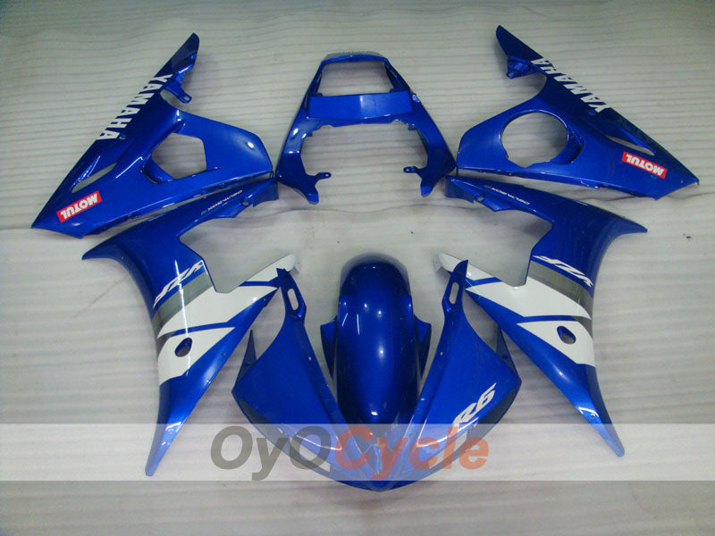Carenado de inyección para 05 YZF-R6 - Azul - Estilo de fábrica #OYO87905841
