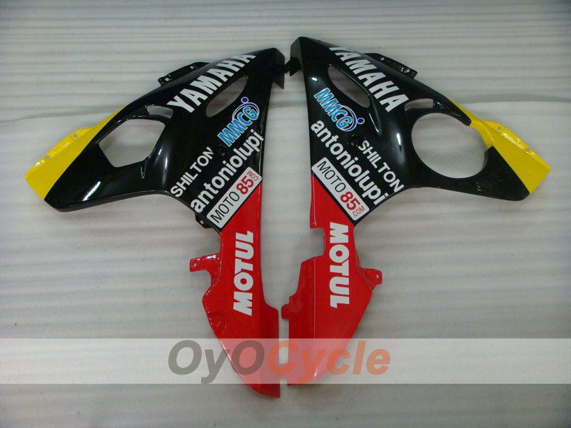 Kit de carenado por inyección para YZF-R6 03-04 - Rojo, Amarillo, Negro - Monster #OYO87905803