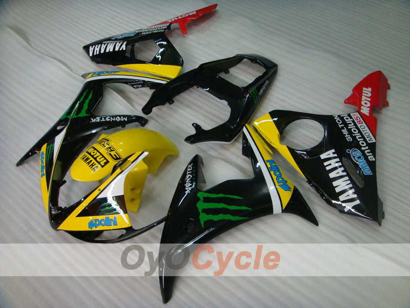 Kit de carenado por inyección para YZF-R6 03-04 - Rojo, Amarillo, Negro - Monster #OYO87905803 Imagen principal del producto