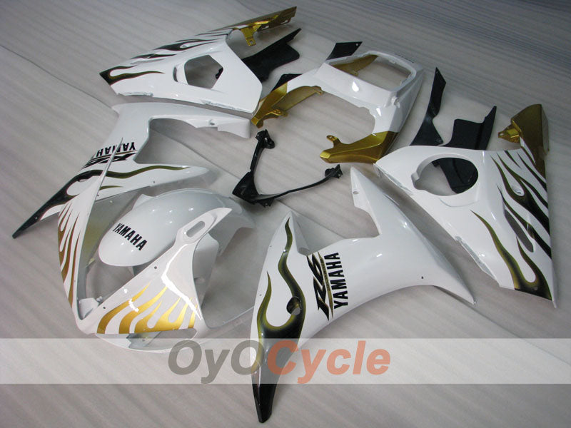 Kit de carenado de inyección para YZF-R6 03-04 - Amarillo, Blanco - Estilo de fábrica #OYO87905805 Imagen principal del producto