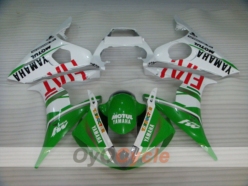 Kit de carenado por inyección para 05 YZF-R6 - Verde, Blanco - FIAT #OYO87905851 Imagen secundaria del producto
