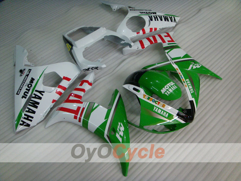 Carenado de inyección para YZF-R6 03-04 - Verde, Blanco - FIAT #OYO87905807 Imagen secundaria del producto