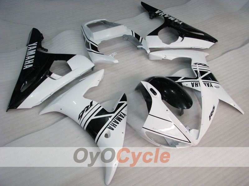 Carenado de inyección para YZF-R6 05 - Blanco, Negro - Estilo de fábrica #OYO87905852 Imagen principal del producto