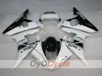 Carenado de inyección para YZF-R6 05 - Blanco, Negro - Estilo de fábrica #OYO87905852