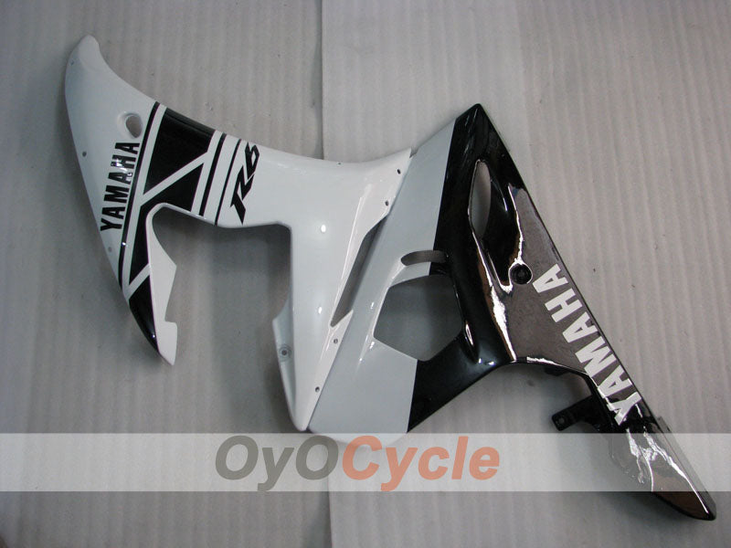 Carenado de inyección para YZF-R6 05 - Blanco, Negro - Estilo de fábrica #OYO87905852