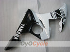 Carenado de inyección para YZF-R6 05 - Blanco, Negro - Estilo de fábrica #OYO87905852