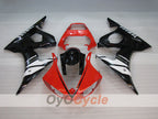 Kit de carenado por inyección para YZF-R6 03-04 - Rojo, Negro - Estilo de fábrica #OYO87905809