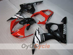 Kit de carenado por inyección para YZF-R6 03-04 - Rojo, Negro - Estilo de fábrica #OYO87905809