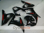Kit de carenado por inyección para YZF-R6 03-04 - Rojo, Negro - Estilo de fábrica #OYO87905811