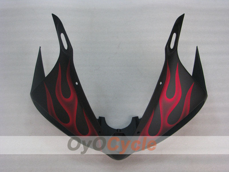 Kit de carenado por inyección para YZF-R6 03-04 - Rojo, Negro, Mate - Llama #OYO87905812