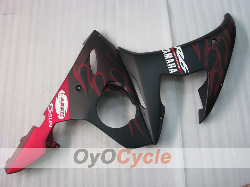 Carenado lateral izquierdo y derecho para Yamaha 05 YZF-R6 #OYO87912406