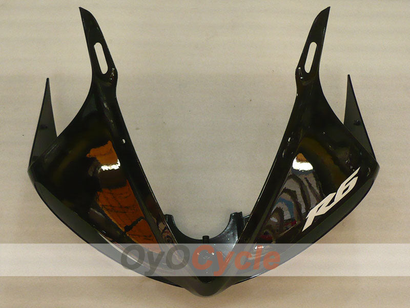 Carenado de inyección para 05 YZF-R6 - Negro, Gris, Mate - Estilo de fábrica #OYO87905857