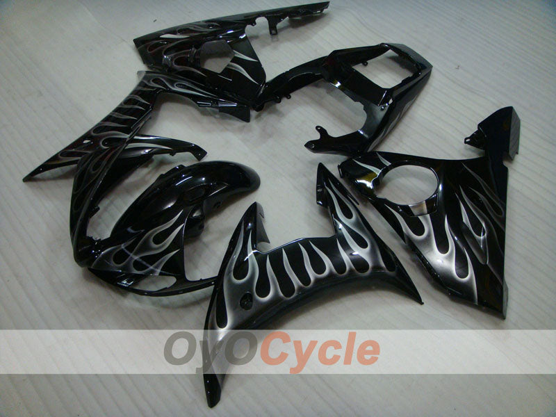Kit de carenado por inyección para YZF-R6 03-04 - Negro - Llama #OYO87905814 Imagen principal del producto