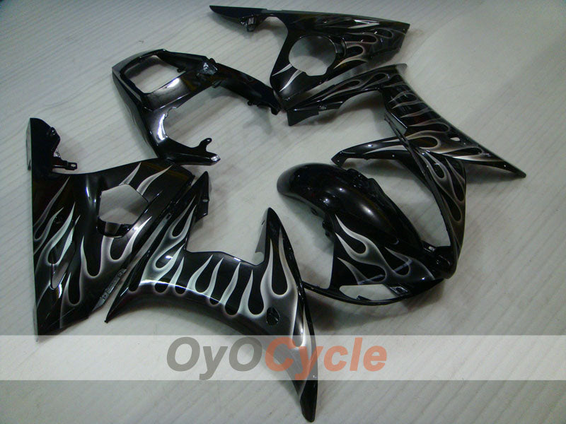 Kit de carenado por inyección para YZF-R6 03-04 - Negro - Llama #OYO87905814 Imagen secundaria del producto