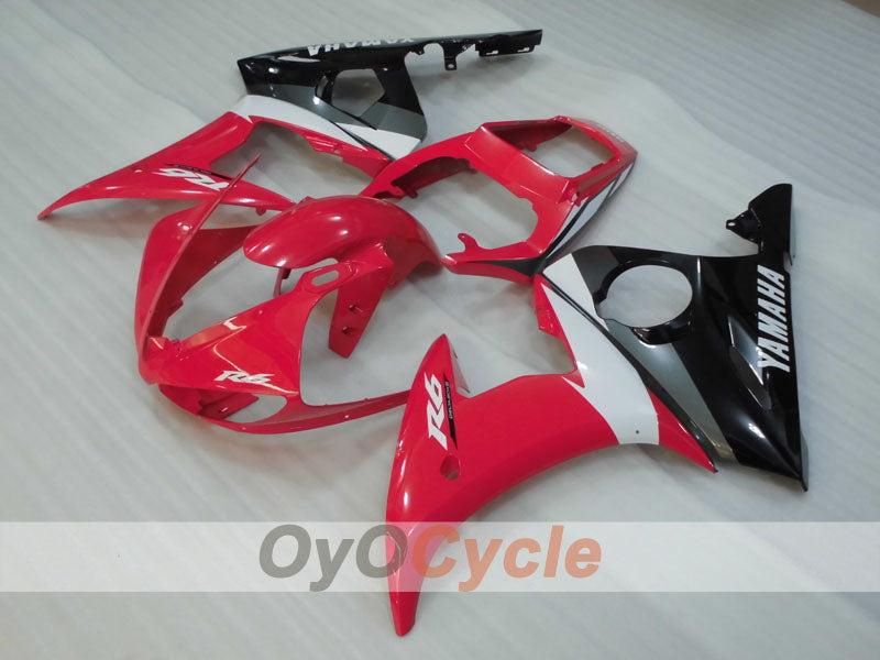 Kit de carenado por inyección para YZF-R6 03-04 - Rojo, negro - Estilo de fábrica #OYO87905817 Imagen principal del producto