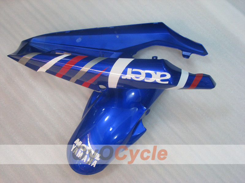Kit de carenado por inyección para 05 YZF-R6 - Azul, Blanco - FIAT #OYO87905864