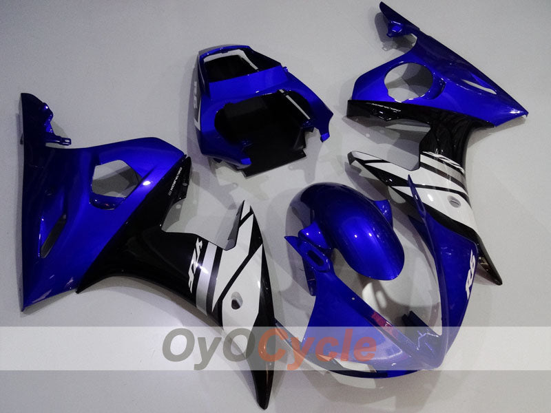 Kit de carenado por inyección para YZF-R6 05 - Azul, blanco, negro - Estilo de fábrica #OYO87905865