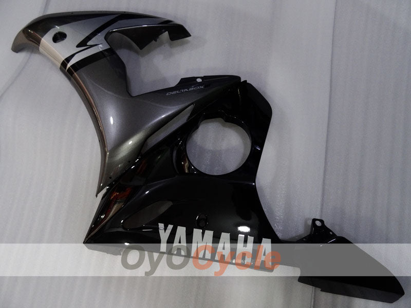 Kit de carenado por inyección para YZF-R6 03-04 - Negro, Gris - Estilo de fábrica #OYO87905822