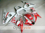 Kit de carenado de inyección para YZF-R6 05 - Rojo, blanco - FIAT, MOTUL #OYO87905868