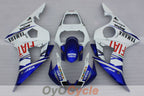 Kit de carenado por inyección para YZF-R6 03-04 - Azul, Blanco - FIAT, MOTUL #OYO87905825