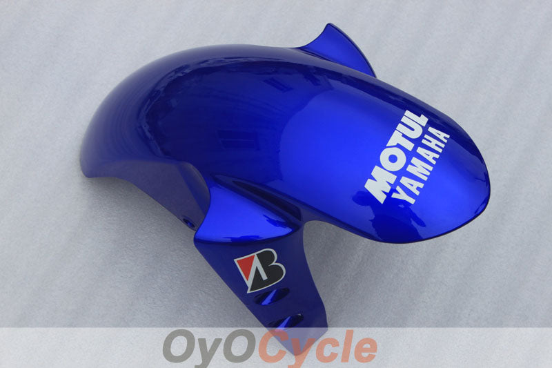 Kit de carenado por inyección para YZF-R6 03-04 - Azul, Blanco - FIAT, MOTUL #OYO87905825