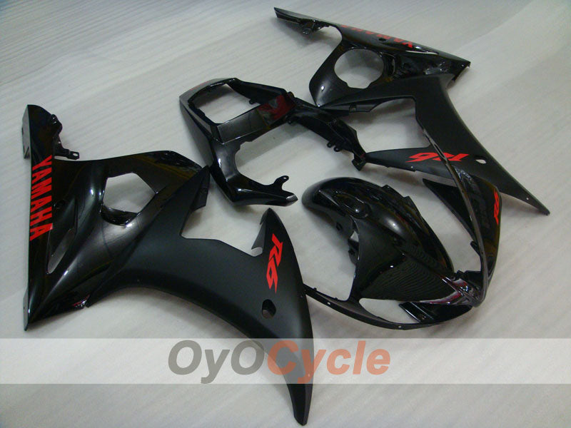 Kit de carenado por inyección para YZF-R6 03-04 - Negro mate - Estilo de fábrica #OYO87905828