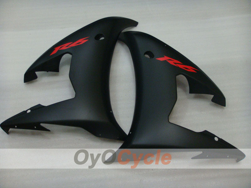 Kit de carenado por inyección para YZF-R6 03-04 - Negro mate - Estilo de fábrica #OYO87905828