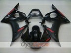 Kit de carenado por inyección para YZF-R6 03-04 - Negro mate - Estilo de fábrica #OYO87905828