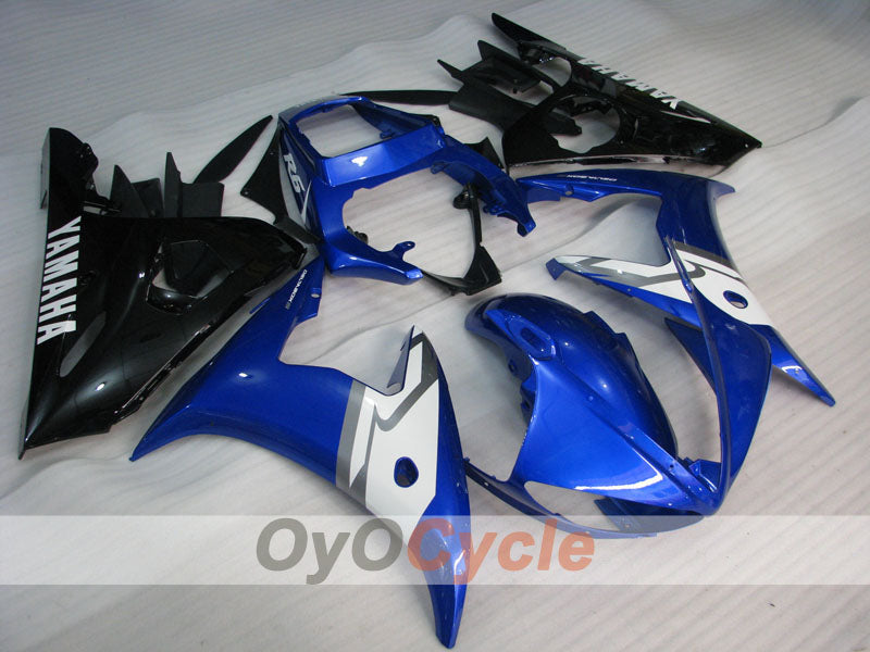 Kit de carenado por inyección para 05 YZF-R6 - Azul, Negro - Estilo de fábrica #OYO87905875 Imagen principal del producto