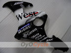 Carenado de inyección para YZF-R6 05 - Blanco, Negro - West #OYO87905876