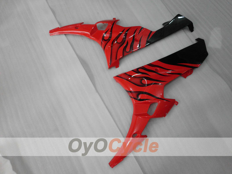 Carenado de inyección para YZF-R6 06-07 - Rojo, Negro - Llama #OYO87905878
