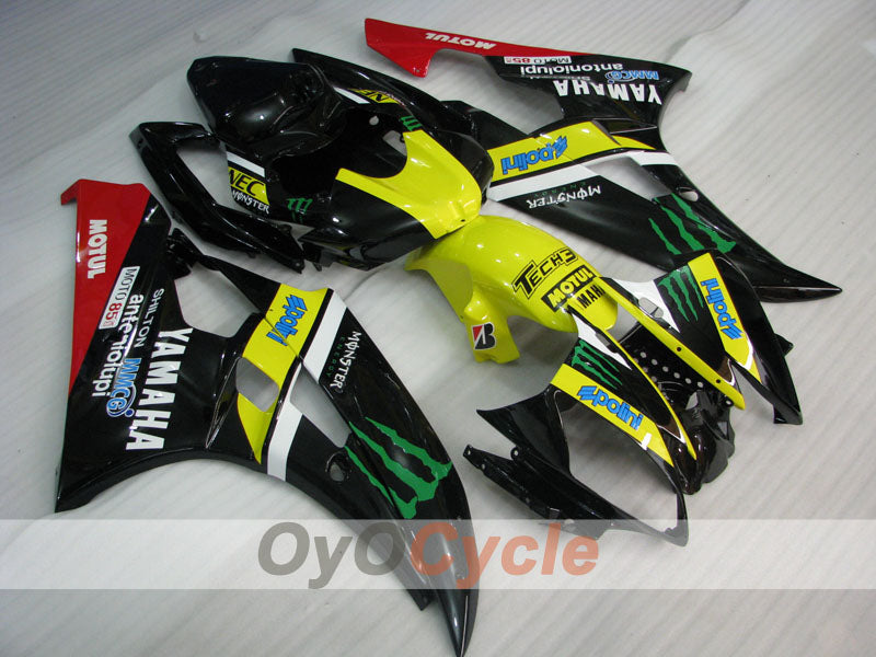 Kit de carenado de inyección para YZF-R6 06-07 - Rojo, Amarillo, Negro - Monster #OYO87905879 Imagen principal del producto
