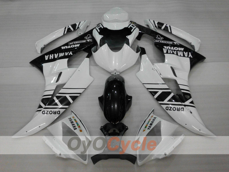 Kit de carenado por inyección para YZF-R6 06-07 - Blanco, Negro - MOTUL #OYO87905883 Imagen secundaria del producto