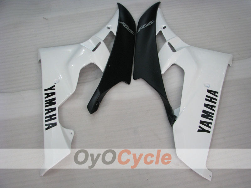 Kit de carenado por inyección para YZF-R6 06-07 - Blanco, Negro - Estilo de fábrica #OYO87905885
