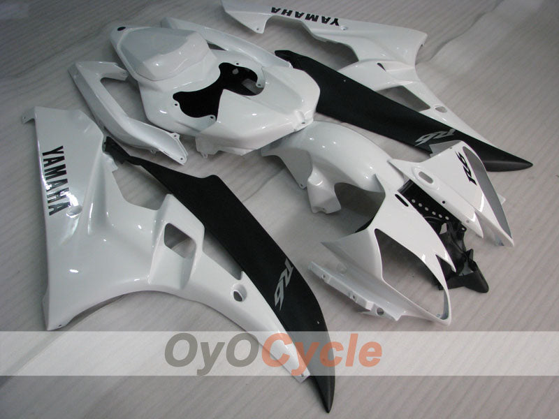 Kit de carenado por inyección para YZF-R6 06-07 - Blanco, Negro - Estilo de fábrica #OYO87905885