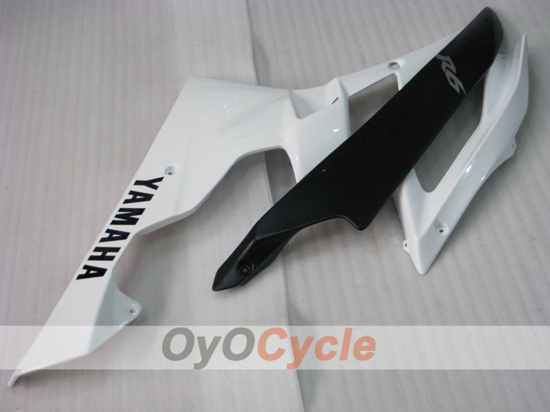 Kit de carenado por inyección para YZF-R6 06-07 - Blanco, Negro - Estilo de fábrica #OYO87905885