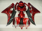 Kit de carenado por inyección para YZF-R6 06-07 - Rojo, Negro - Estilo de fábrica #OYO87905886