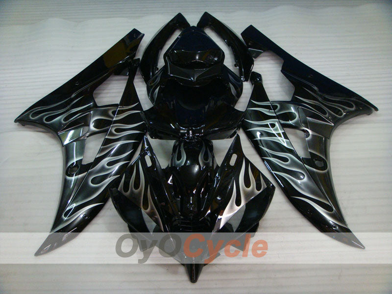 Carenado de inyección para YZF-R6 06-07 - Negro - Llama #OYO87905888